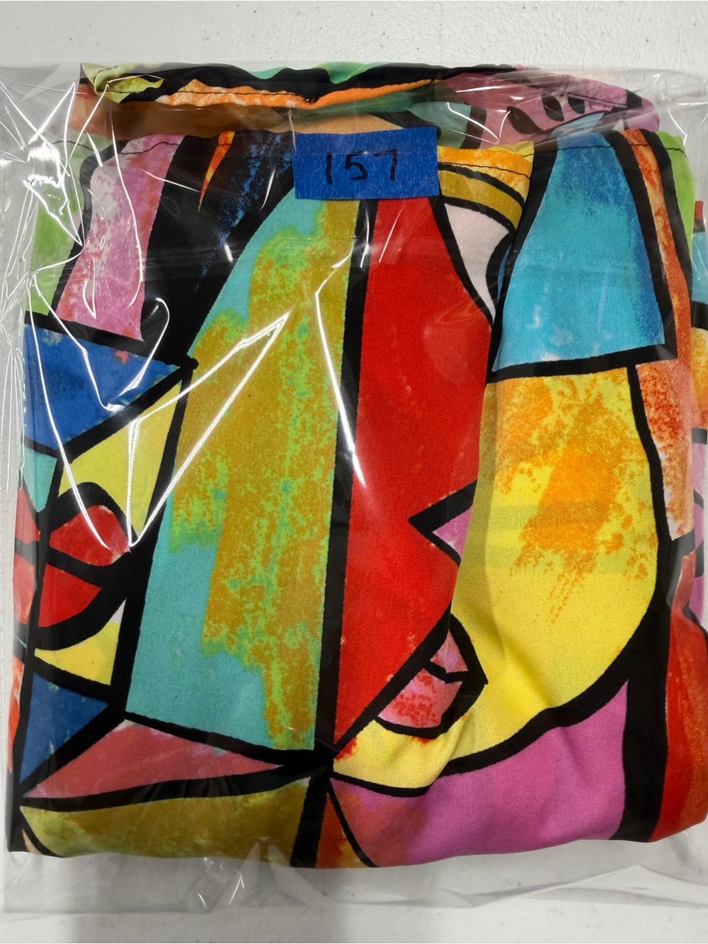 Anthropology Live 4 Truth Womens Large Cropped Tropical Blouse Bohemian Abstract - Picture 11 of 12